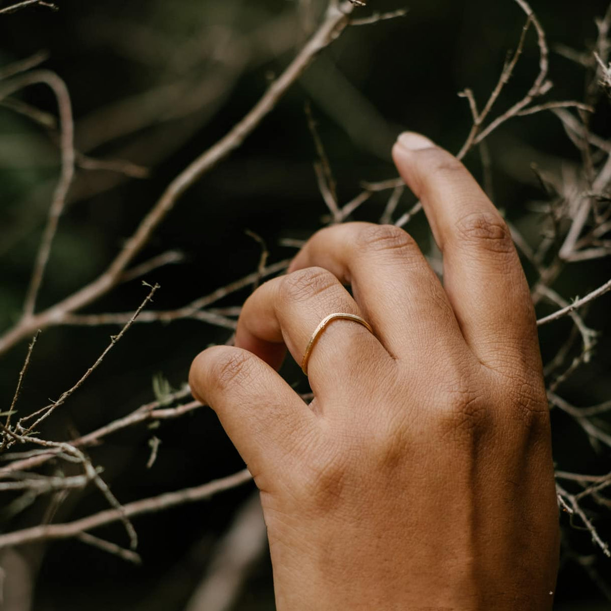 Shaped Sprig Ritual Ring – Natalie Salisbury Jewellery